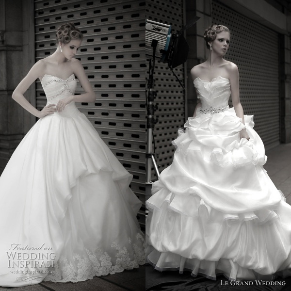 le grand wedding gowns 2011 princess wedding dresses