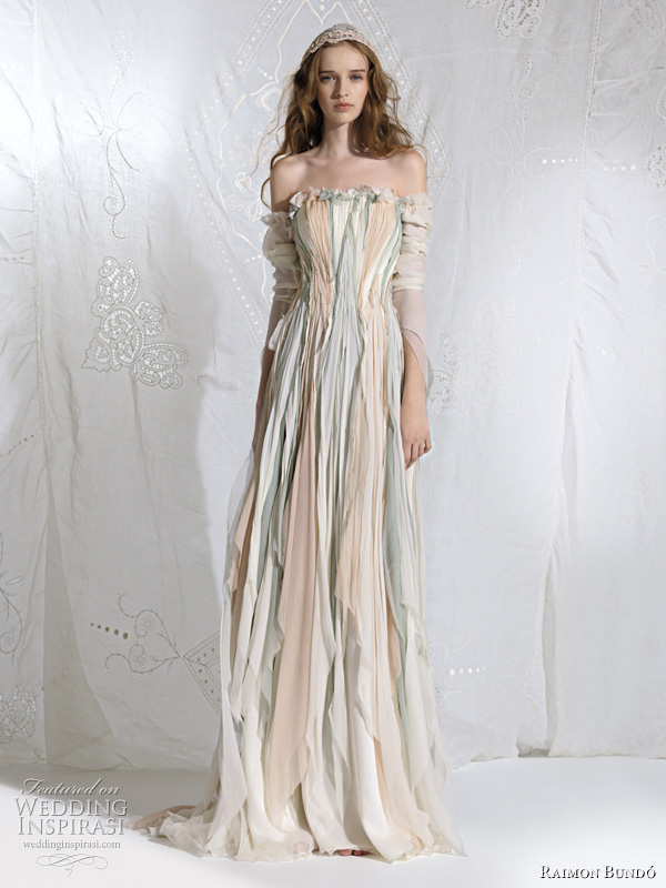 bohemian princess fairy wedding dress Oceania bridal gown