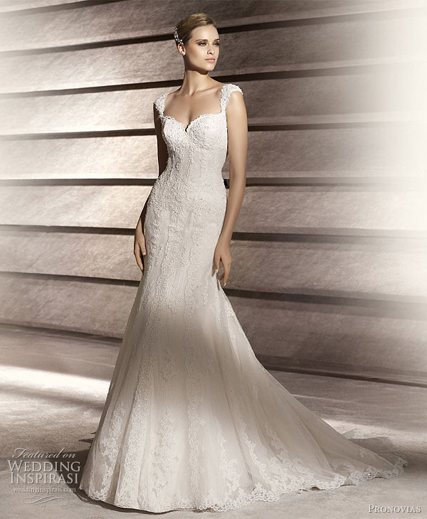 pronovias bridal 2012 patty wedding dress Paris oneshoulder wedding gown