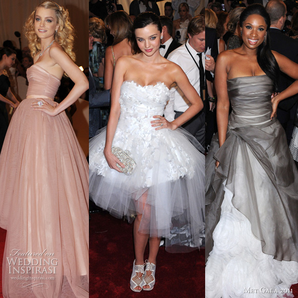 alexander mcqueen wedding dresses 2011 met gala jessica stam miranda kerr