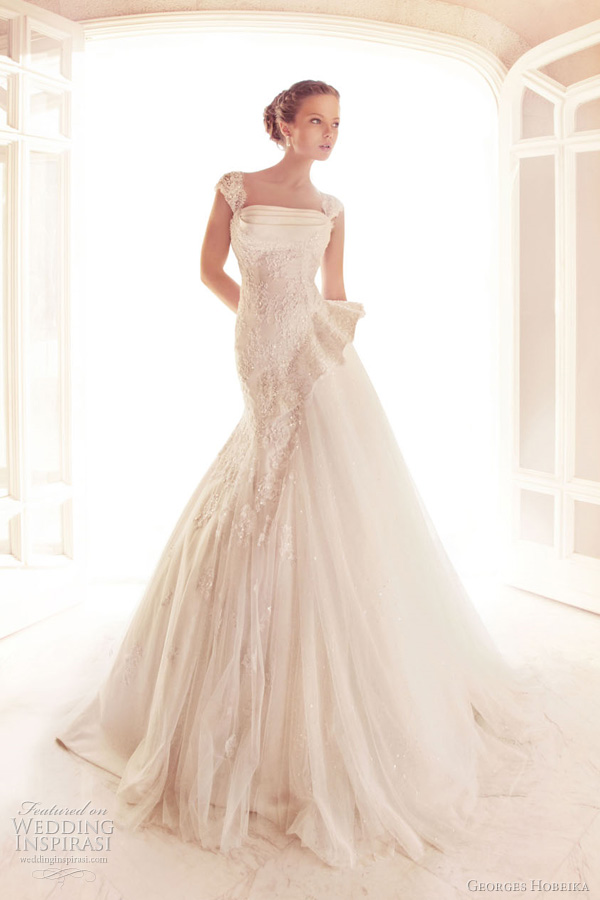 Today's beautiful wedding dresses are from Georges Hobeika 2011 bridal 