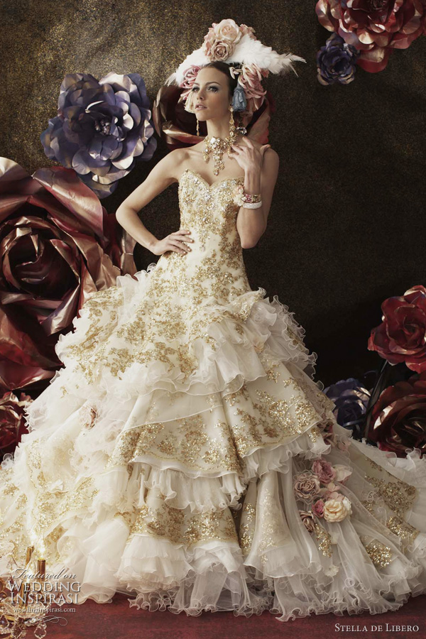 marie antoinette wedding dresses - Stella de Libero bridal collection 2011