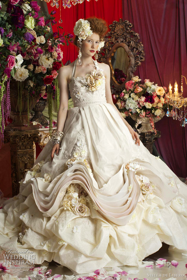rococo wedding dress stella libero - marie antoinette inspired gowns