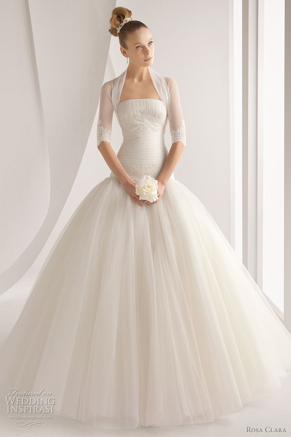  read Rosa Clara lace wedding dresses Top Acanto silky tulle ball gown 