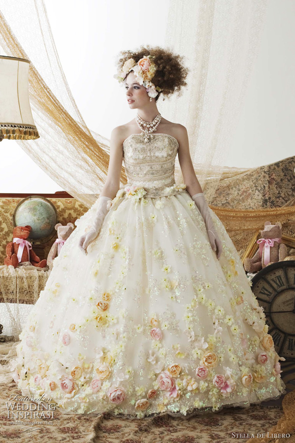 stella de libero 2011 wedding dress cute bridal gown collection