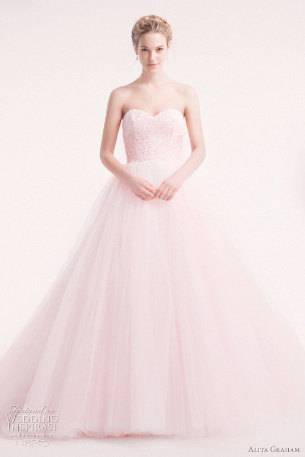 Above a stunning pale pink tulle ball gown with beaded bodice Swoon Above a stunning pale pink tulle ball gown with beaded bodice Swoon