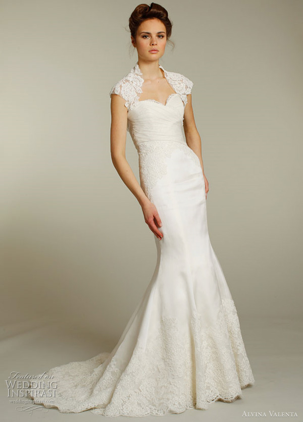 Silk organza strapless wedding dress with draped elongated dropped waist 