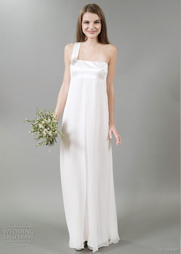 57 grand wedding dresses spring 2012 Nolita scoop neck silk cotton column