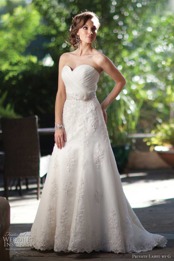 Private collection wedding dress