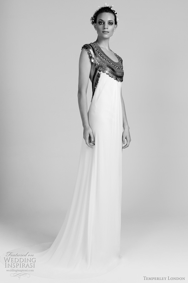 temperley london goddess wedding dress Long Faith gown and Long Faith gown 