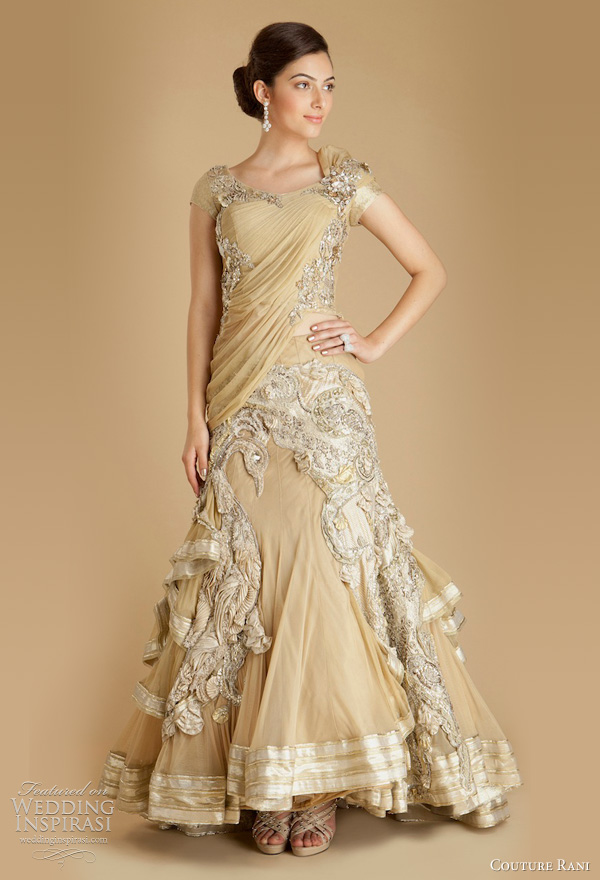 inidan couture wedding dress