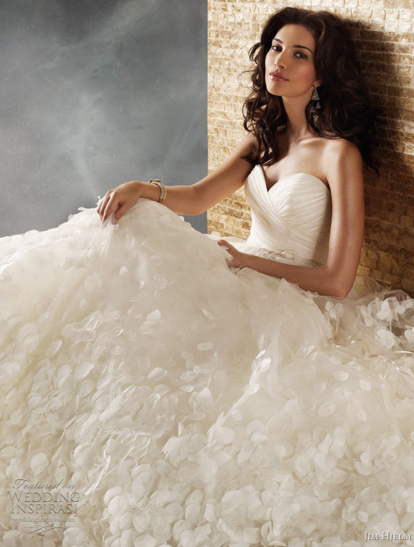 jim hjelm wedding dresses 2011 style 8157