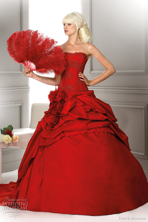 red wedding dress 2012 - Louisiane