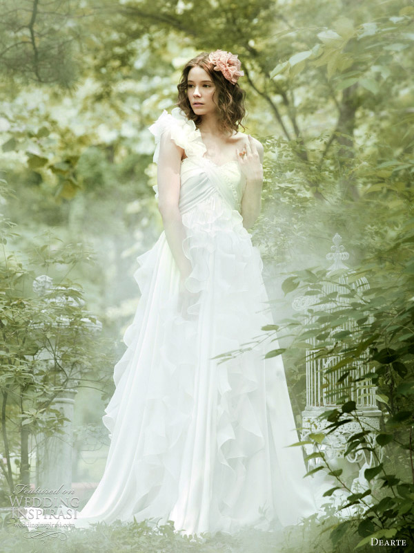 secret garden wedding dresses Romantic ruffle wedding dresses