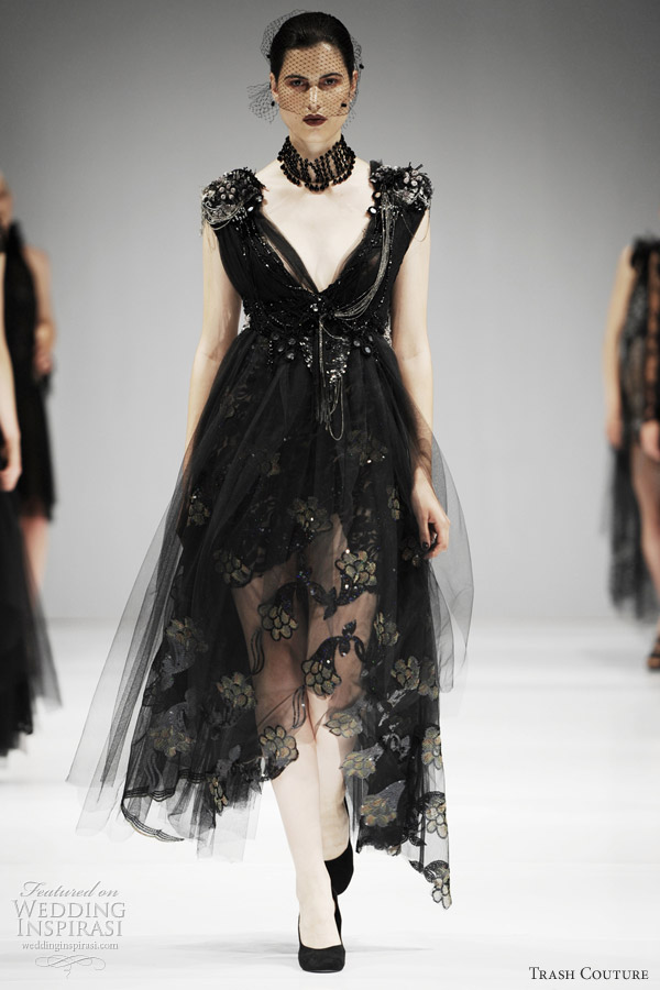 14 Black Swan Inspired swan, black, strapless dress