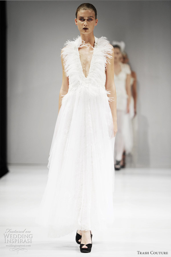 trash couture wedding dresses spring 2012