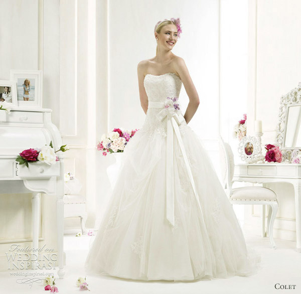 a line wedding dresses 2012