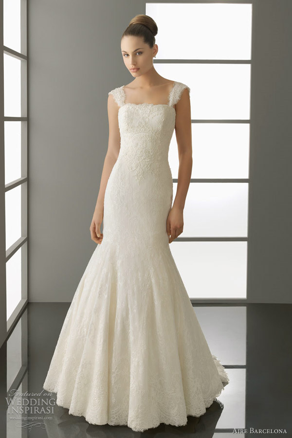 More beautiful wedding dresses from Aire Barcelona 2012 bridal collection