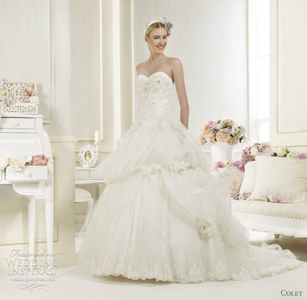 colet ball gown wedding dresses 2012