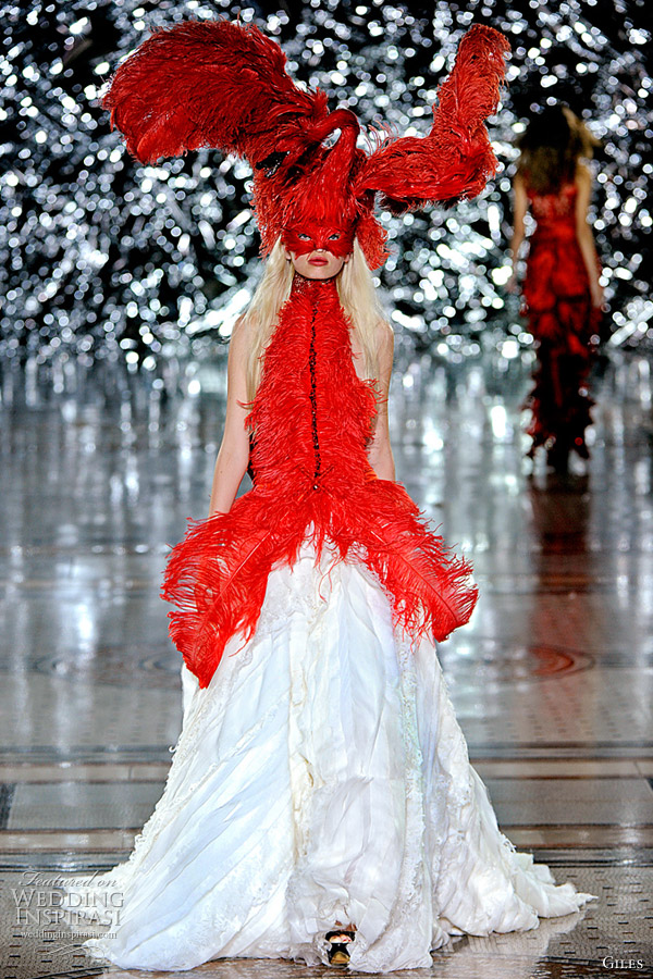 giles deacon wedding dress spring 2012 rtw