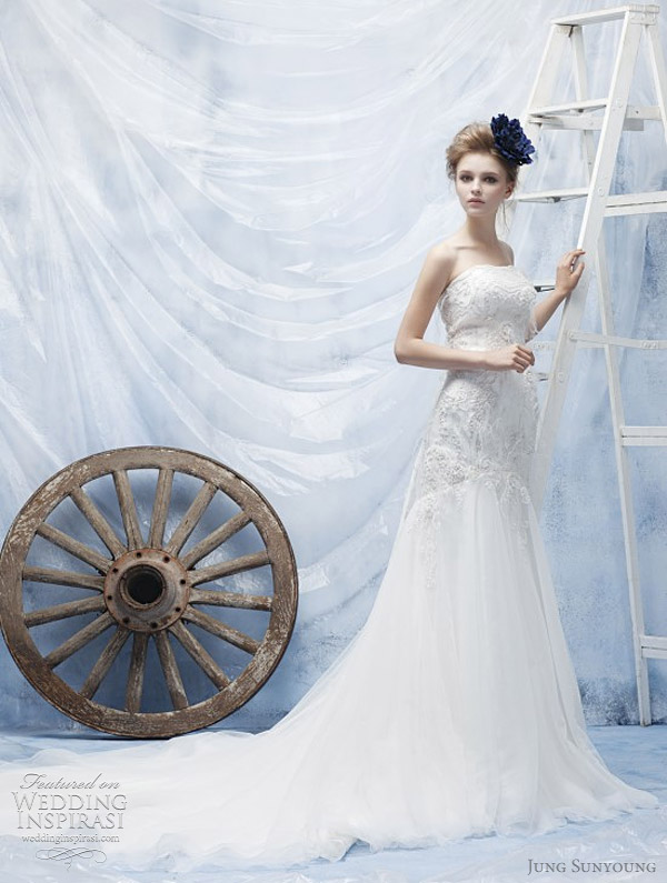 jung sun young wedding dresses