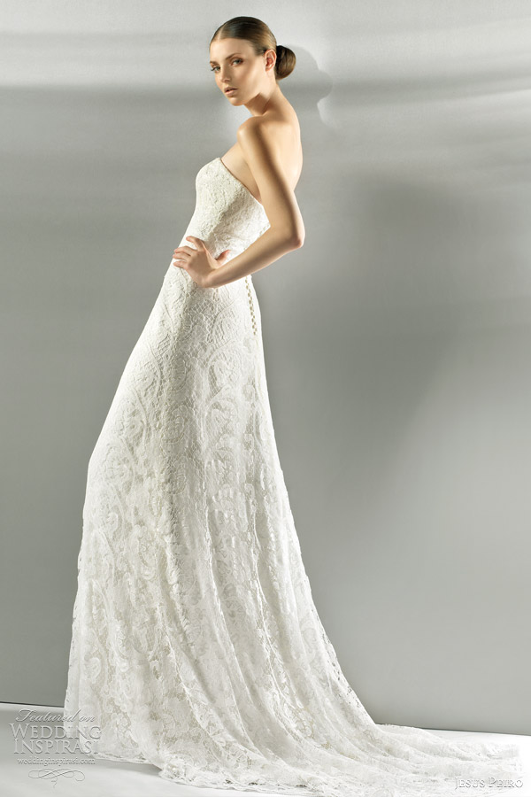 Strapless lace sheath dress lace wedding dresses 2012
