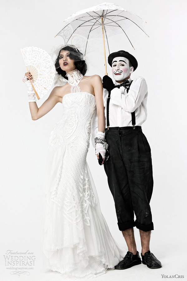 1920s wedding dress Yolan Cris 2012 Madison gown