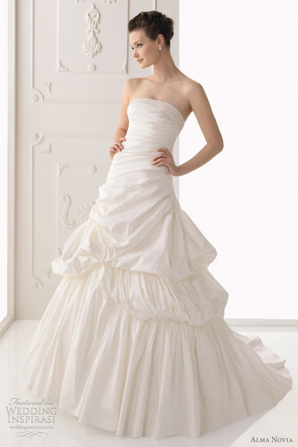 alma novia ball gown wedding dresses 2012 segovia