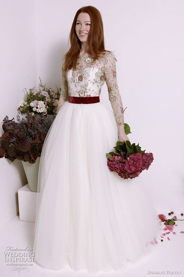 long sleeve wedding dresses 2012 Angel Eyes satin fishtail gown with 