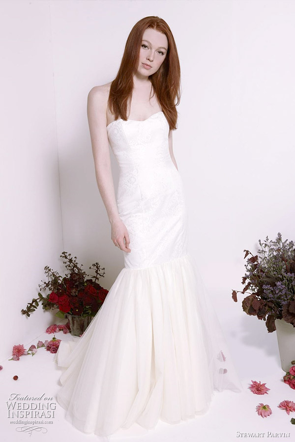 mermaid wedding dresses 2012 In Your Eyes silk taffeta duchess satin and 