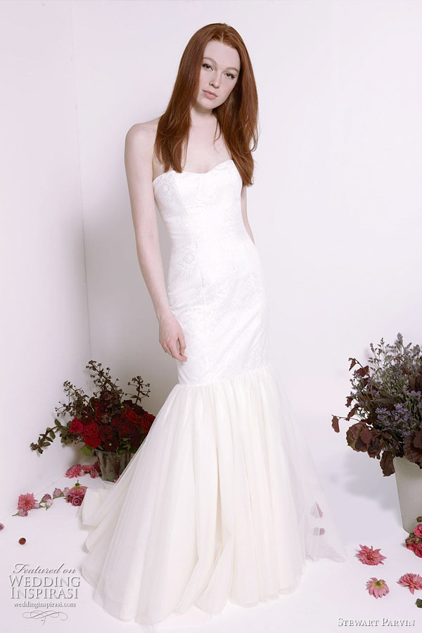 mermaid wedding dresses 2012 In Your Eyes silk taffeta duchess satin and