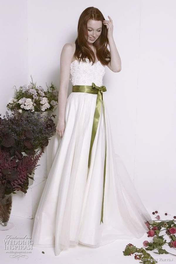 stewart parvin wedding dresses Hang Onto Your Love corded lace wedding 