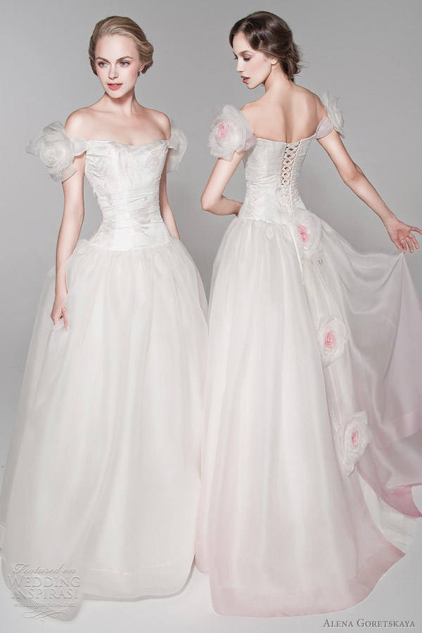 color wedding dresses 2012