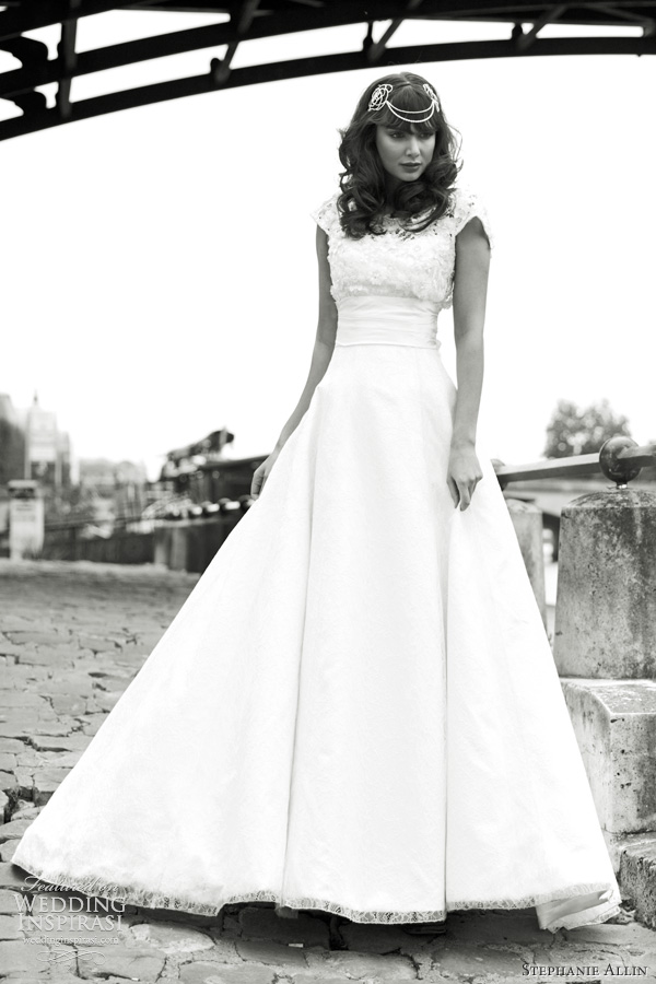 stephanie allin 2012 loren wedding dress
