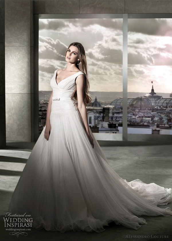 alessandro couture wedding dresses 2012 - BLANCHE