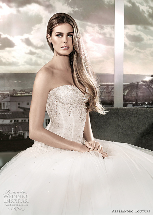 alessandro couture 2012  - Aromatica wedding dress