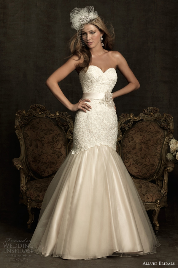 allure bridals mermaid wedding dresses 2012