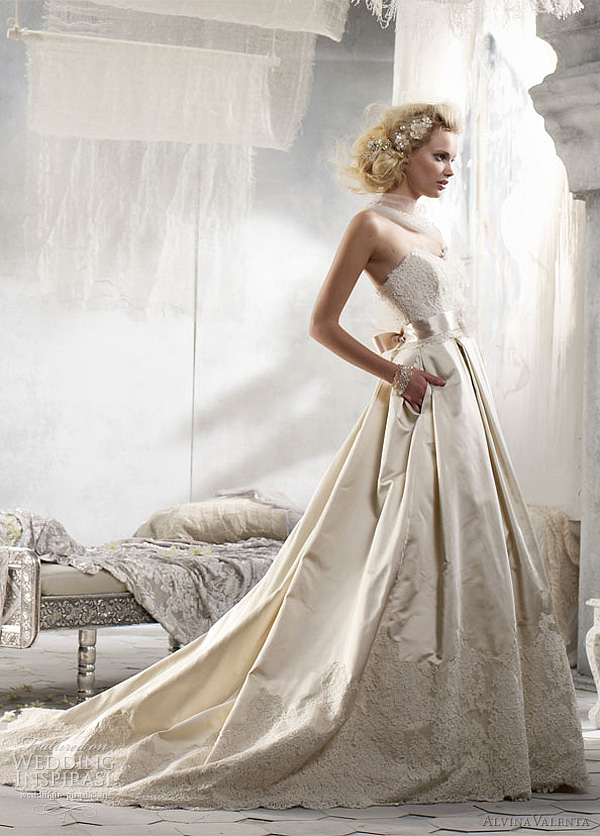 alvina valenta wedding dresses 2012 style 9215