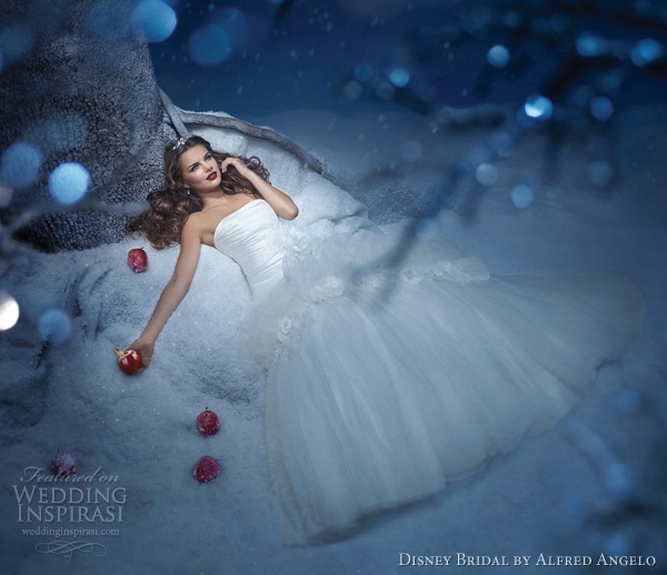 disney bridal alfred angelo snow white wedding dresses 2012