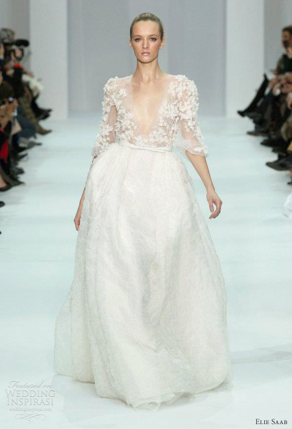 elie saab bridal 2012 - wedding dress ideas from the couture show