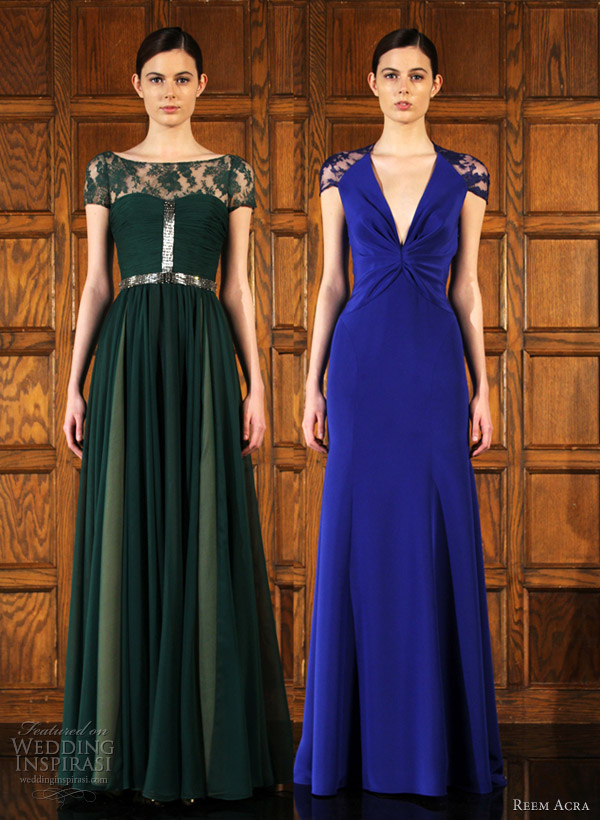 reem acra pre fall 2012 dresses