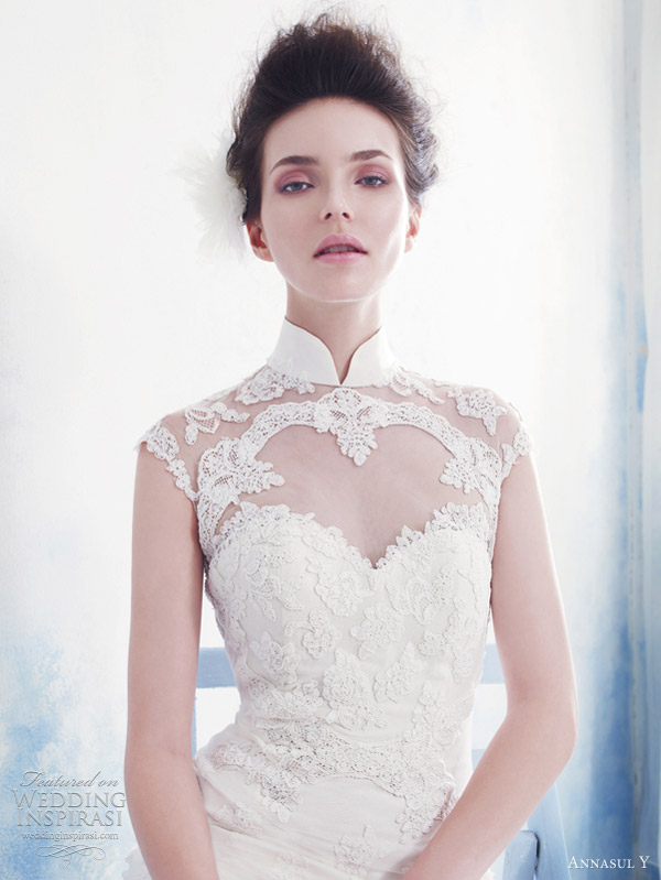 Beautiful wedding dresses with exquisite detailing from Annasul Y 2012 