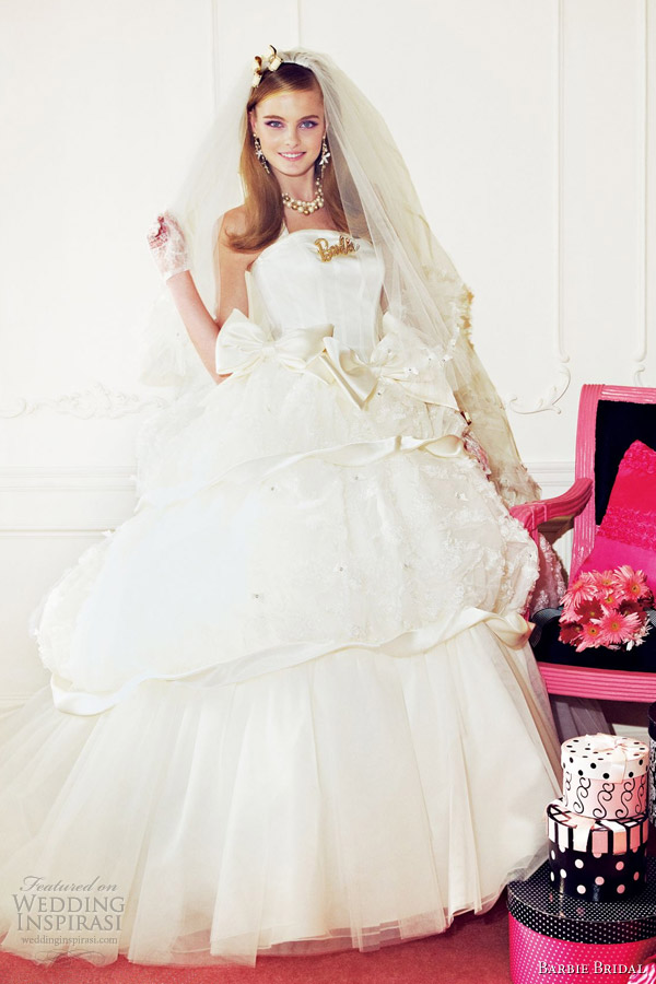 barbie bridal 2012 wedding dress