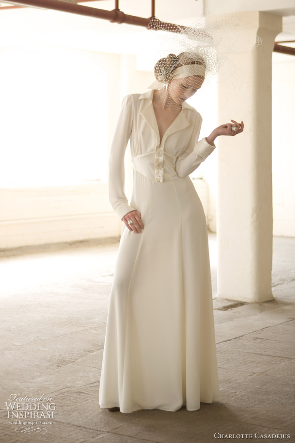 Helen antique lace paneled dress based on a 1900 s french wedding dress 