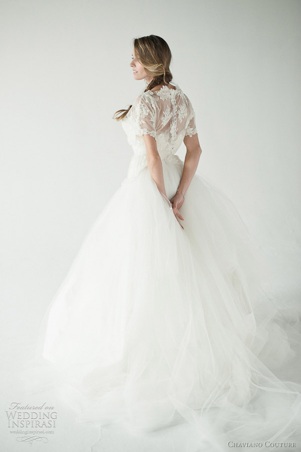 chaviano couture bridal 2012 natalie jacket valentina gown