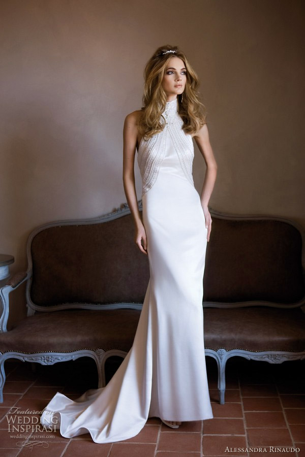 As the name supplies empire wedding dresses have high waists to create a 