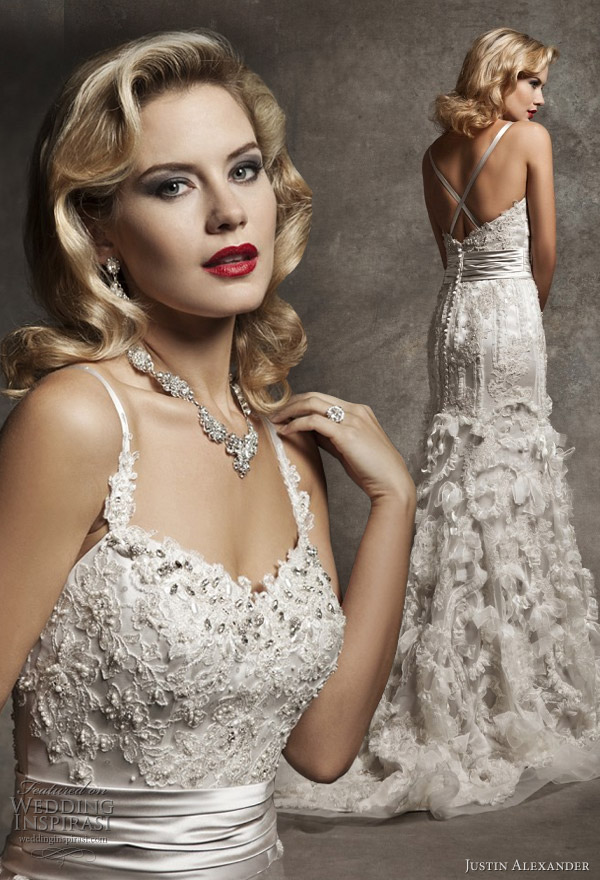 justin alexander wedding dresses 2013 preview Strapless gown with soft 