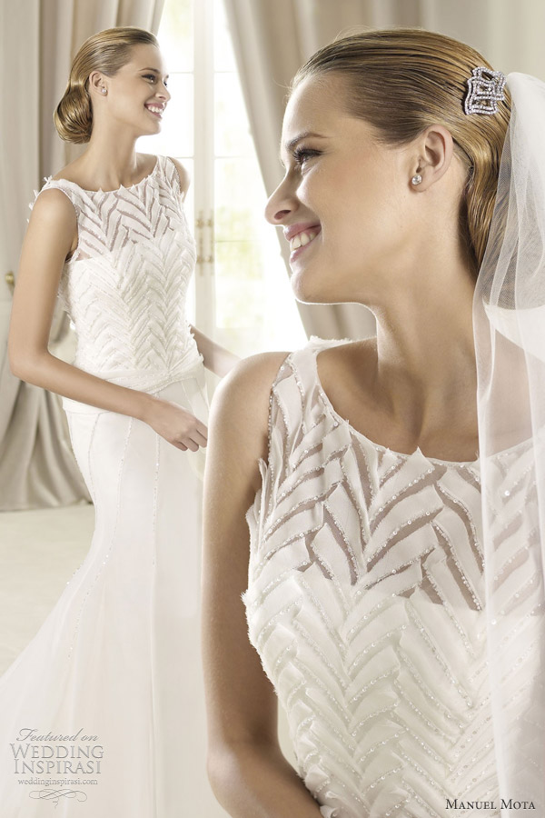 Galera oneshoulder Grecianinspired draped wedding gown