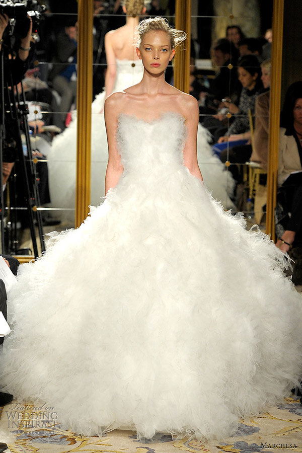 marchesa fall 2012 wedding dress The breathtakingly beautiful gowns from 