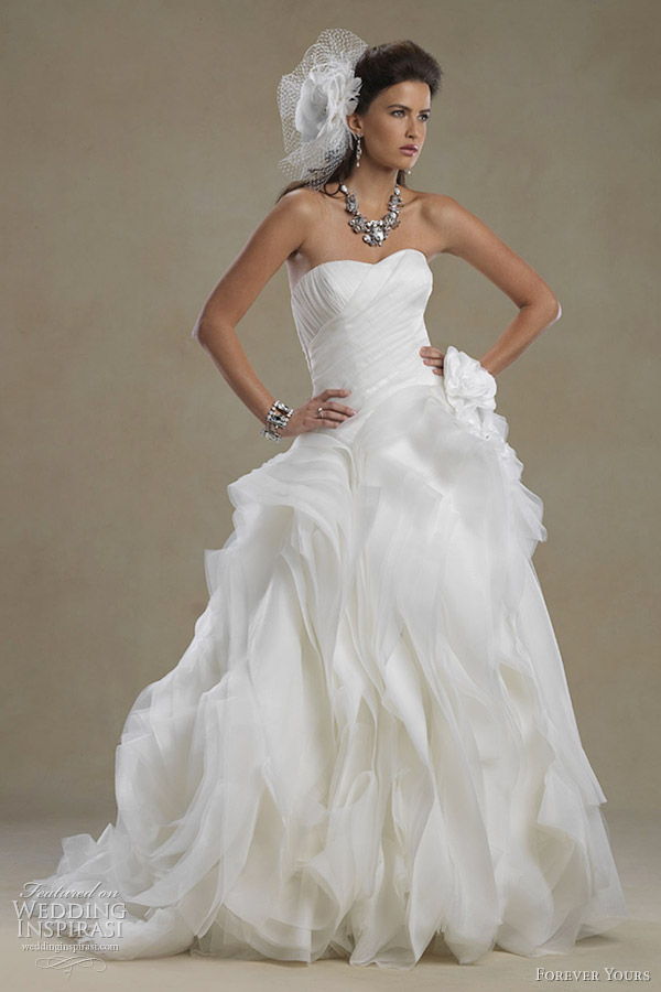 Elegant wedding dresses from Forever Yours Spring 2012 bridal collection